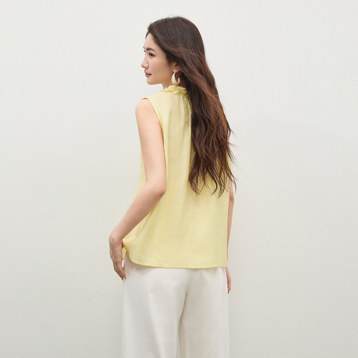 SENTUBILA Women's Yellow V Nec - огляд і ціна Yellow Summer Clothing