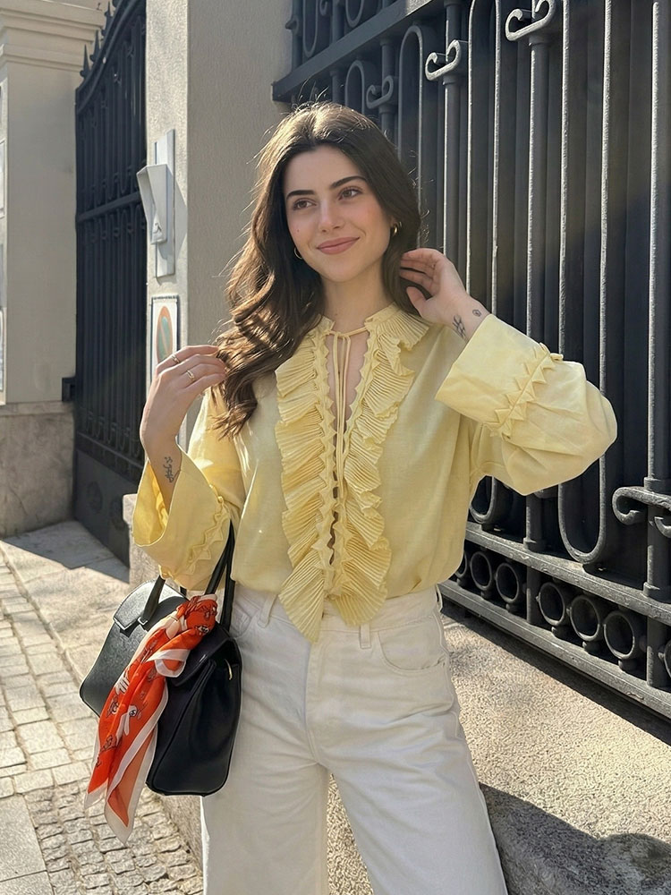 HH Women Yellow Long Sleeve Bl - огляд і ціна Yellow Summer Clothing