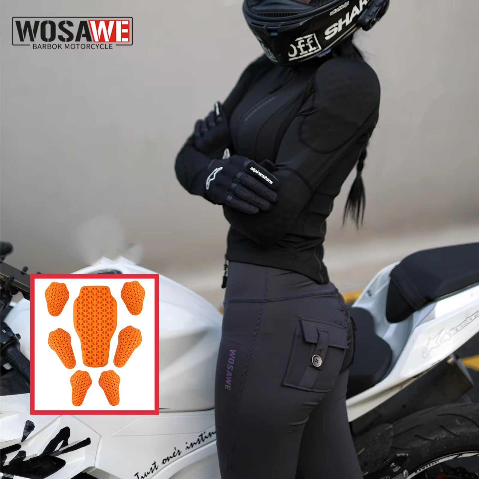 WOSAWE Women Motorcycle Jacket - огляд і ціна Summer Clothing Motorcycle