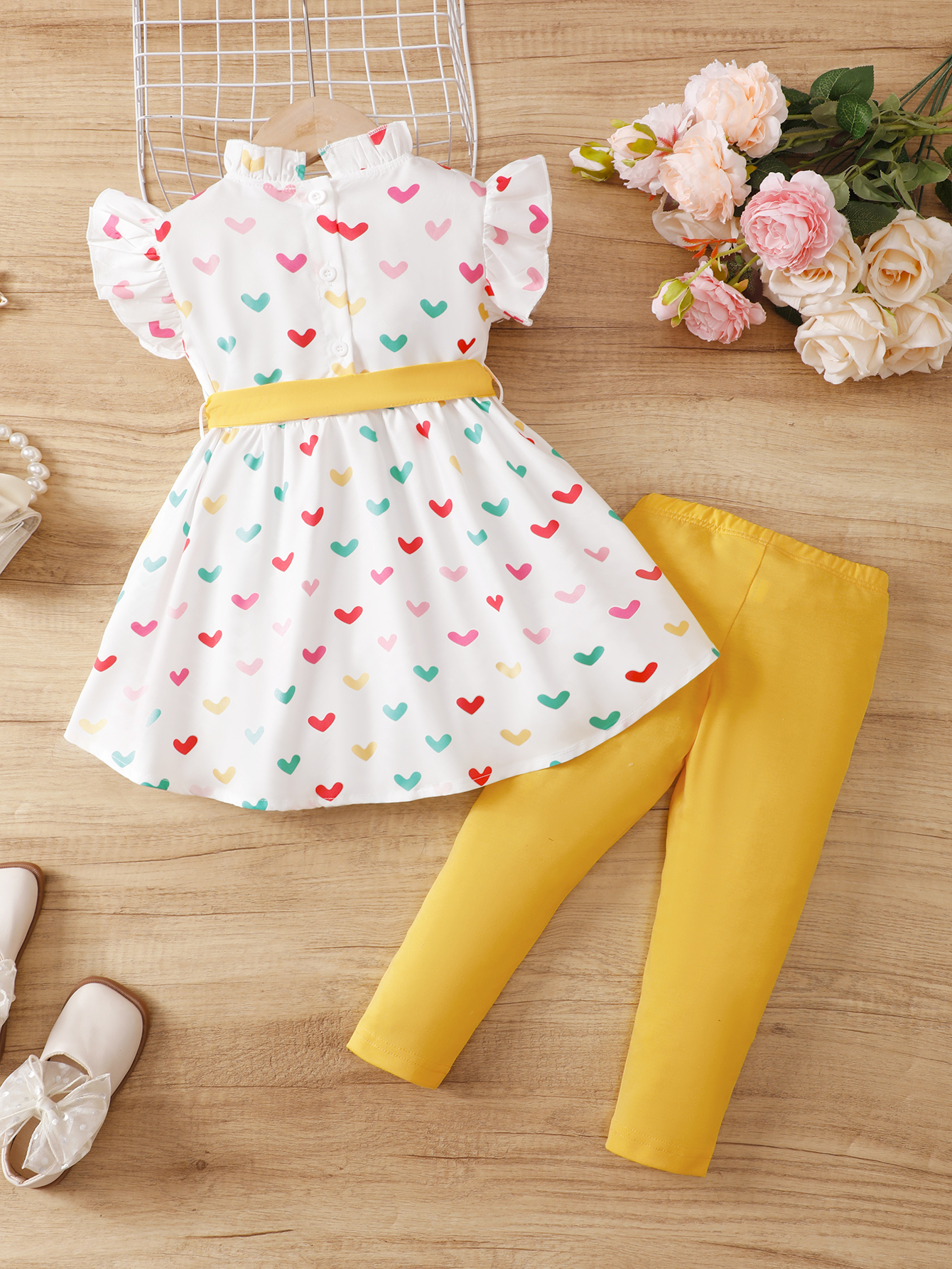 2PCS Kids Girl Lovely Clothing - огляд і ціна Summer Loving Kids Clothing