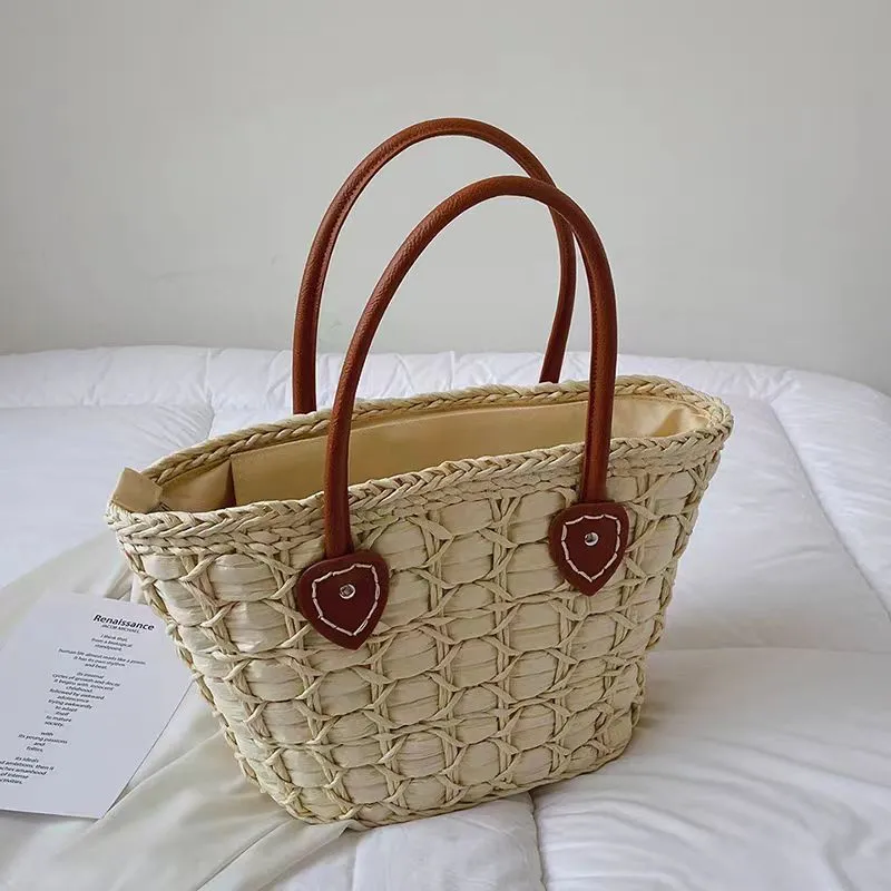 Retro European American woven  - огляд і ціна Beach Bag Straw