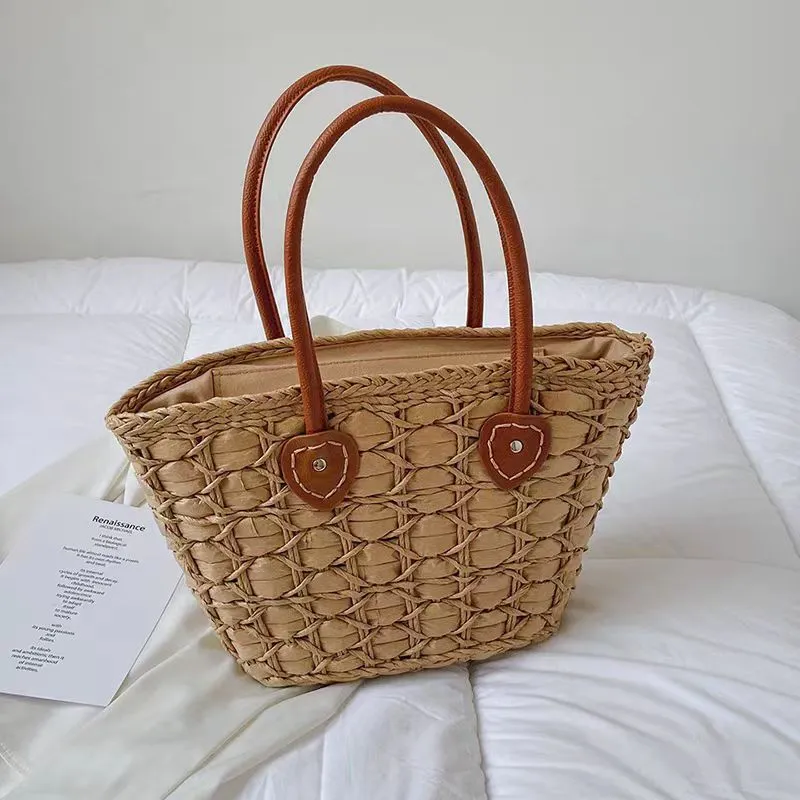Retro European American woven  - огляд і ціна Beach Bag Straw