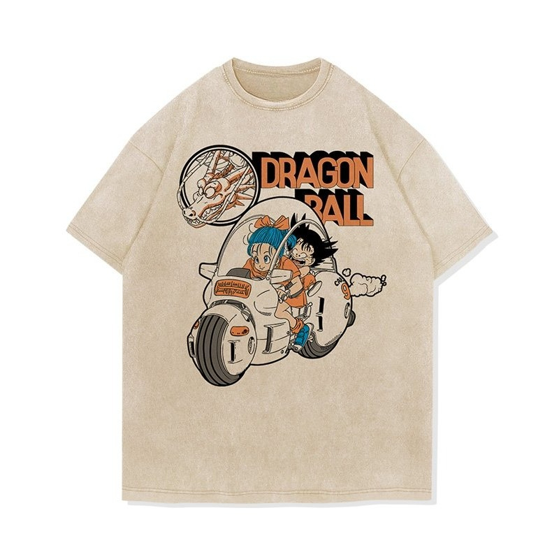 Anime Dragon Ball Vintage Wash - огляд і ціна Vintage Summer Clothing Men