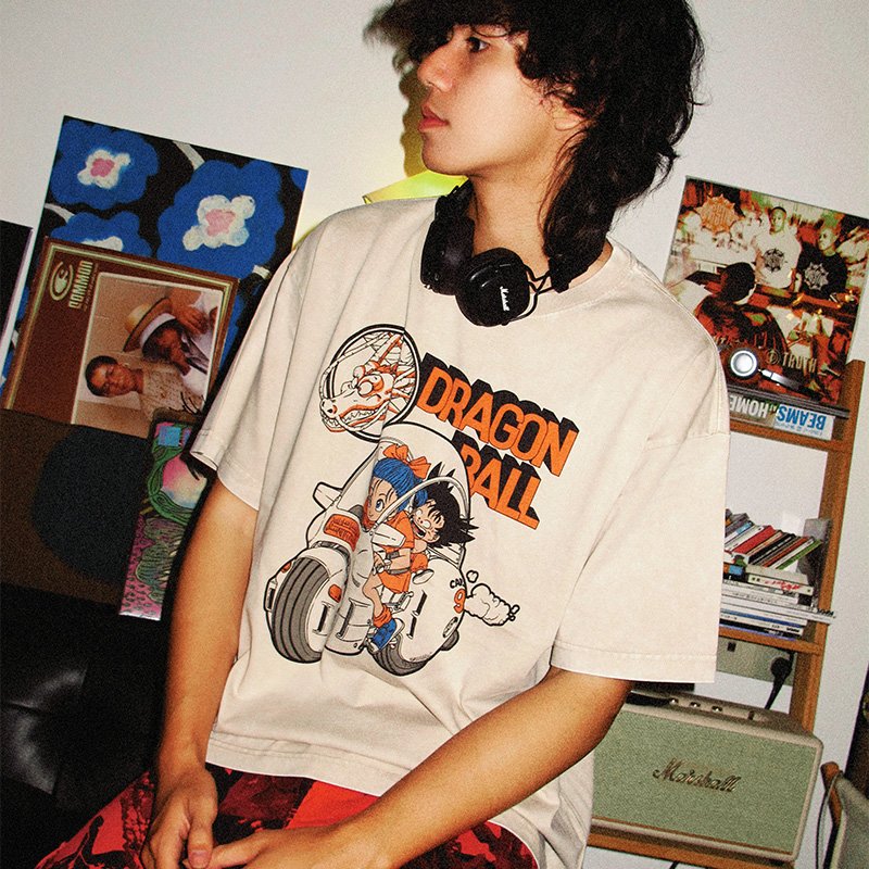 Anime Dragon Ball Vintage Wash - огляд і ціна Vintage Summer Clothing Men