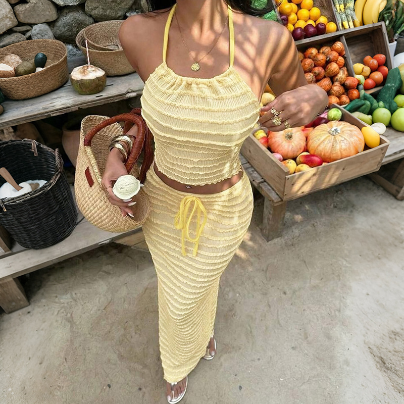 Sexy Elegant Dress Two Piece S - огляд і ціна Summer Clothing Model