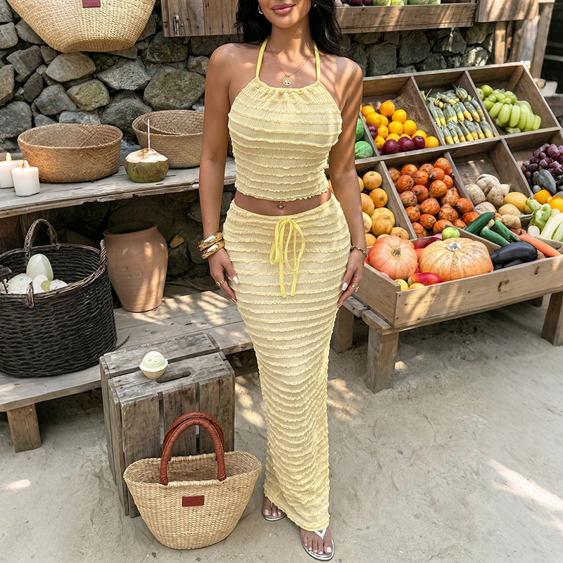 Sexy Elegant Dress Two Piece S - огляд і ціна Summer Clothing Model