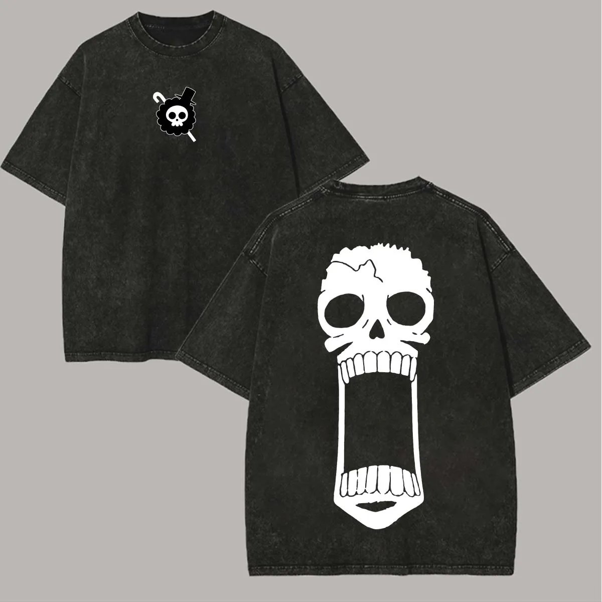Anime One Piece Vintage Washed - огляд і ціна Vintage Summer Clothing Men