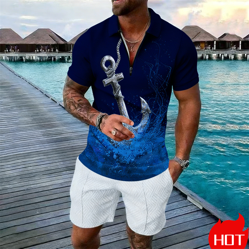 Summer man polo shirt set Vint - огляд і ціна Vintage Summer Clothing Men