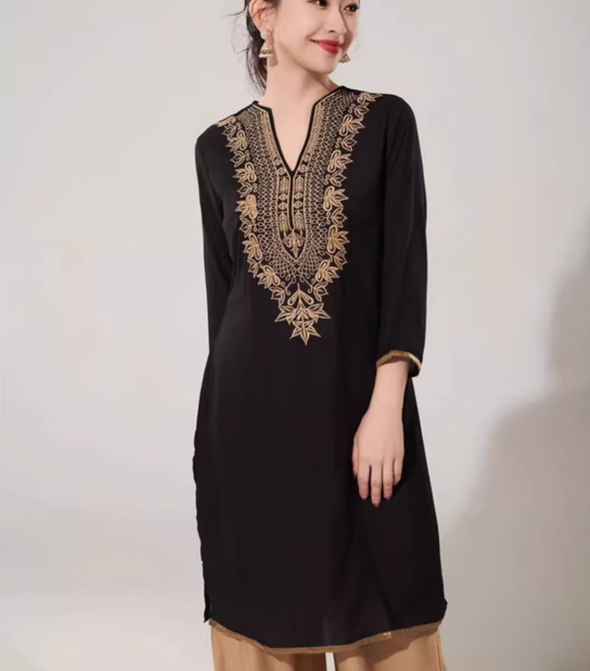 Indian Retro Embroidered Women - огляд і ціна Summer Clothing India