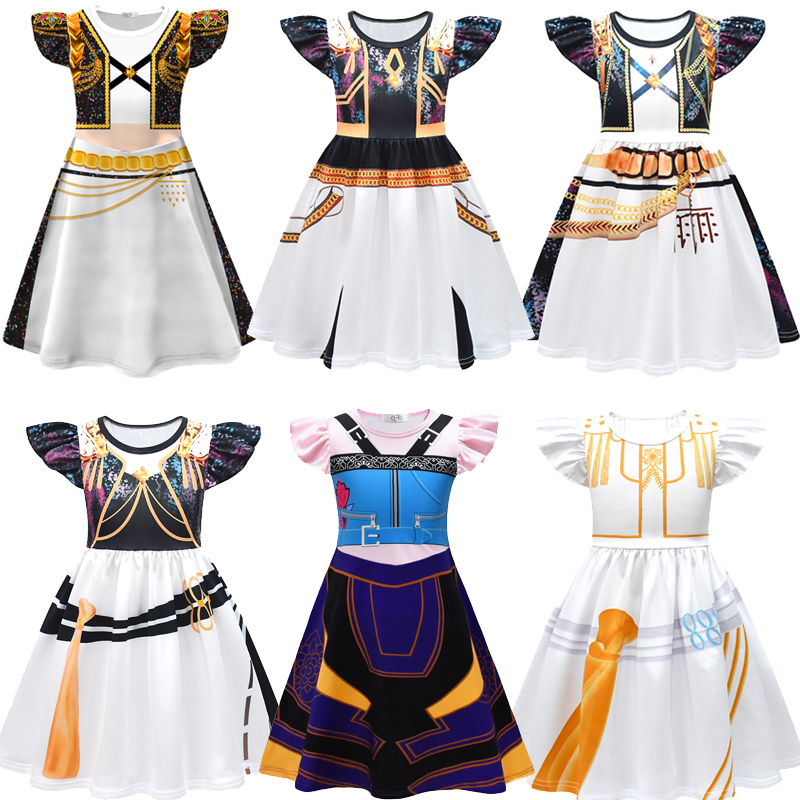 6 Styles Girls Cosplay Costume - огляд і ціна Summer Clothing Kids